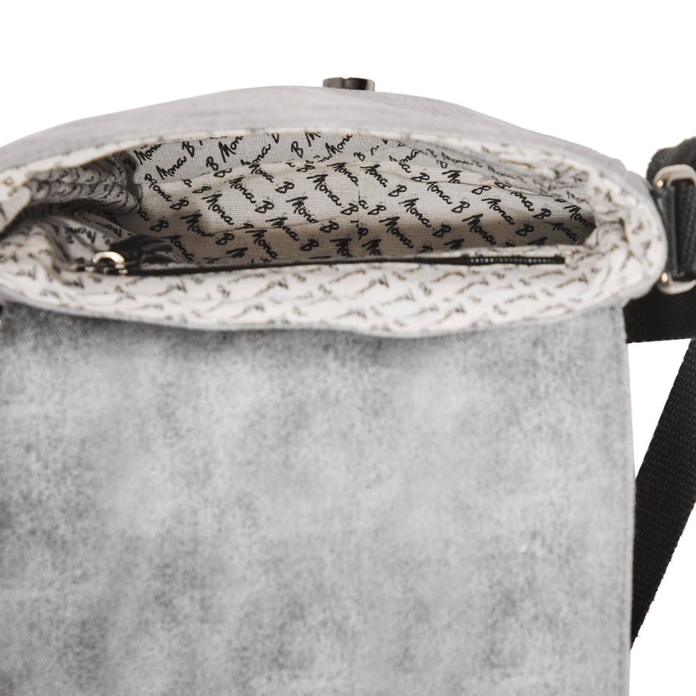 NWT Up-Cycled Whether worn Crossbody By Mona B. - Picture 4 of 5